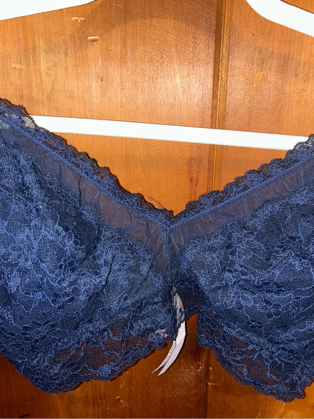 VS Lace Bralette XXL Navy
